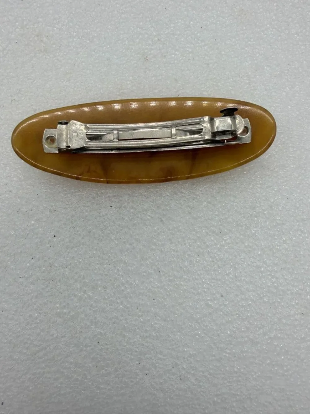 Vintage Faux Tortoiseshell Hair Barrette